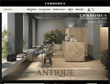 Tablet Screenshot of cerdomus.com